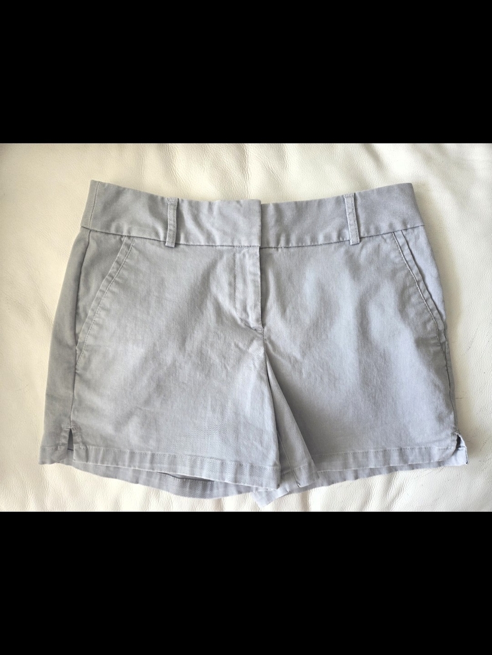 LOFT Light Gray Bermuda Shorts